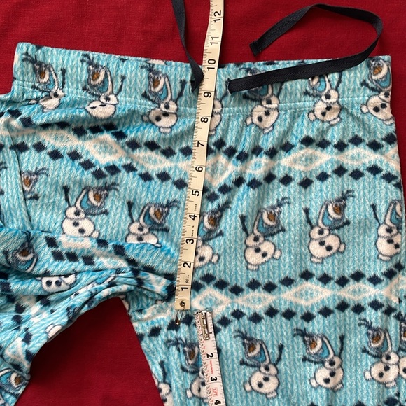 Disney Sz S (4-6) Frozen Olaf Jogger Sleep Pants - Picture 13 of 14